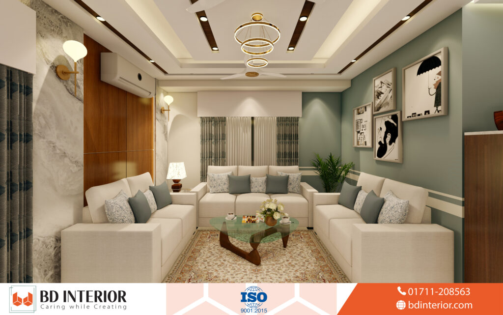 Interior Design of Drawing Room: Transform Your Space with Expert Tips 2 drawing room wall design