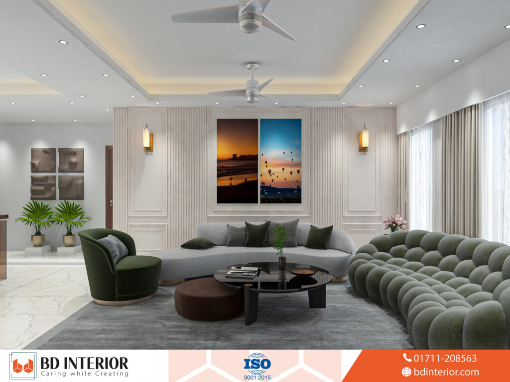 Interior Design of Drawing Room: Transform Your Space with Expert Tips 9 drawing room wall design2