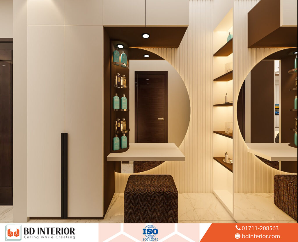 Large Wall Decor Ideas for Living Room: Make Your Space with Style 4 dressing room interior design with mirror 2