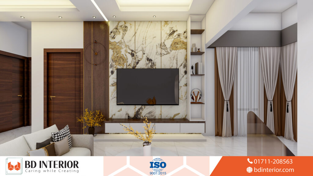 Interior Design of TV Wall: Essential Guide 2 tv unit design for corner wall1