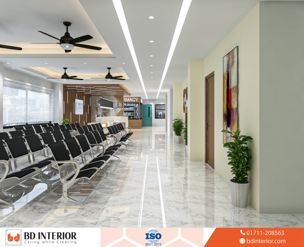 Doctor Chamber Interior Design Steps for Bangladeshi Clinics 3 Bright Modern Medical Waiting Area with Serene Ambiance