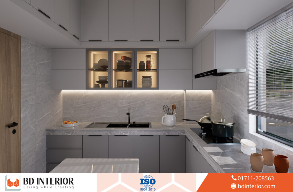 How to Make Kitchen Interior Design Much Better In Bangladesh 1 Modern Calm in Kitchen Design