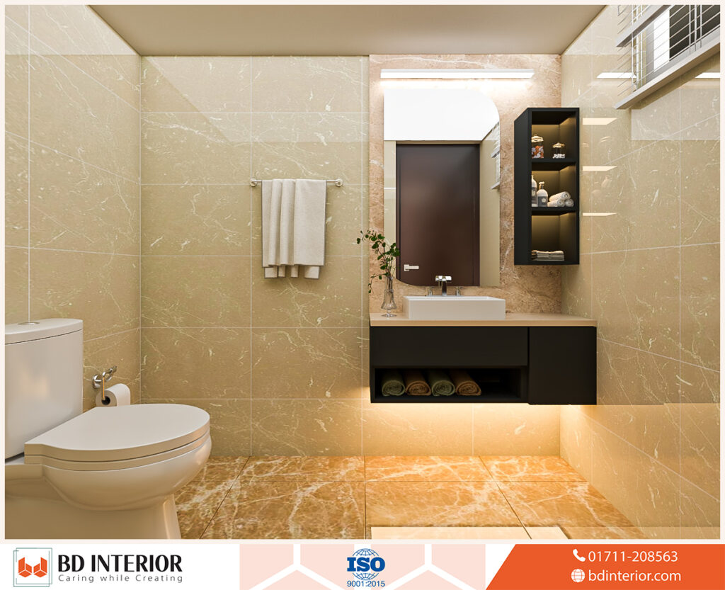 Bathroom Interior Design in Dhaka That Maximizes Every Square Inch 3 Simple Bathroom design