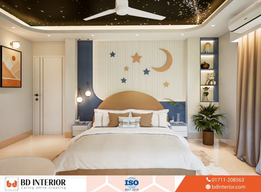 Interior Design Materials: Guide to Choosing the Best Options for Your Space 3 Understated Luxury A Modern Tranquil Bedroom for child 3