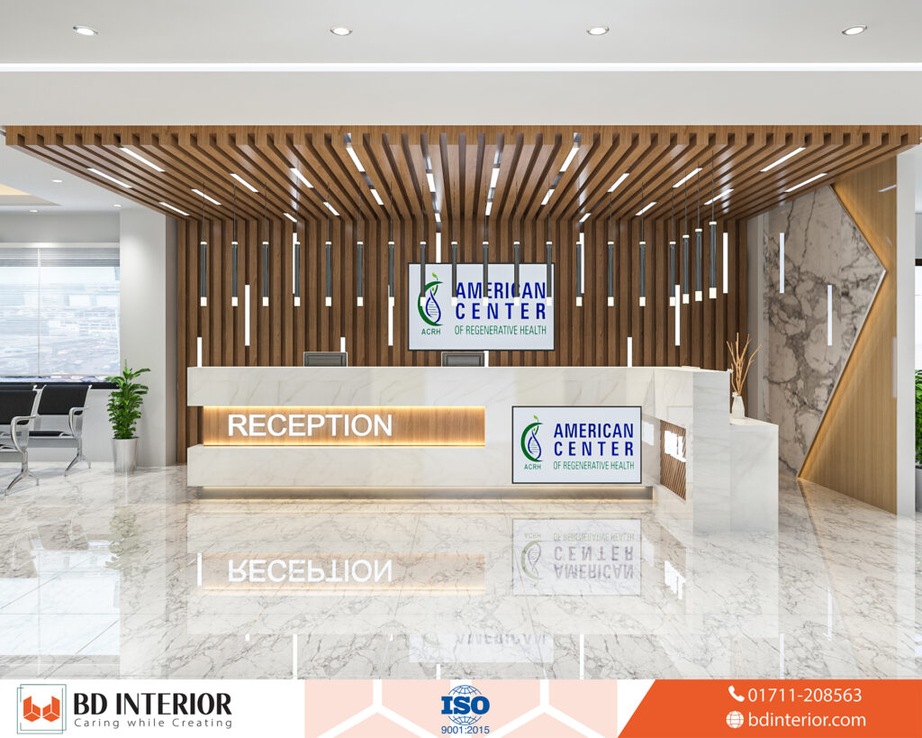 Interior Design for Office: Creating Spaces That Drive Success 4 corporate office reception interior design 1