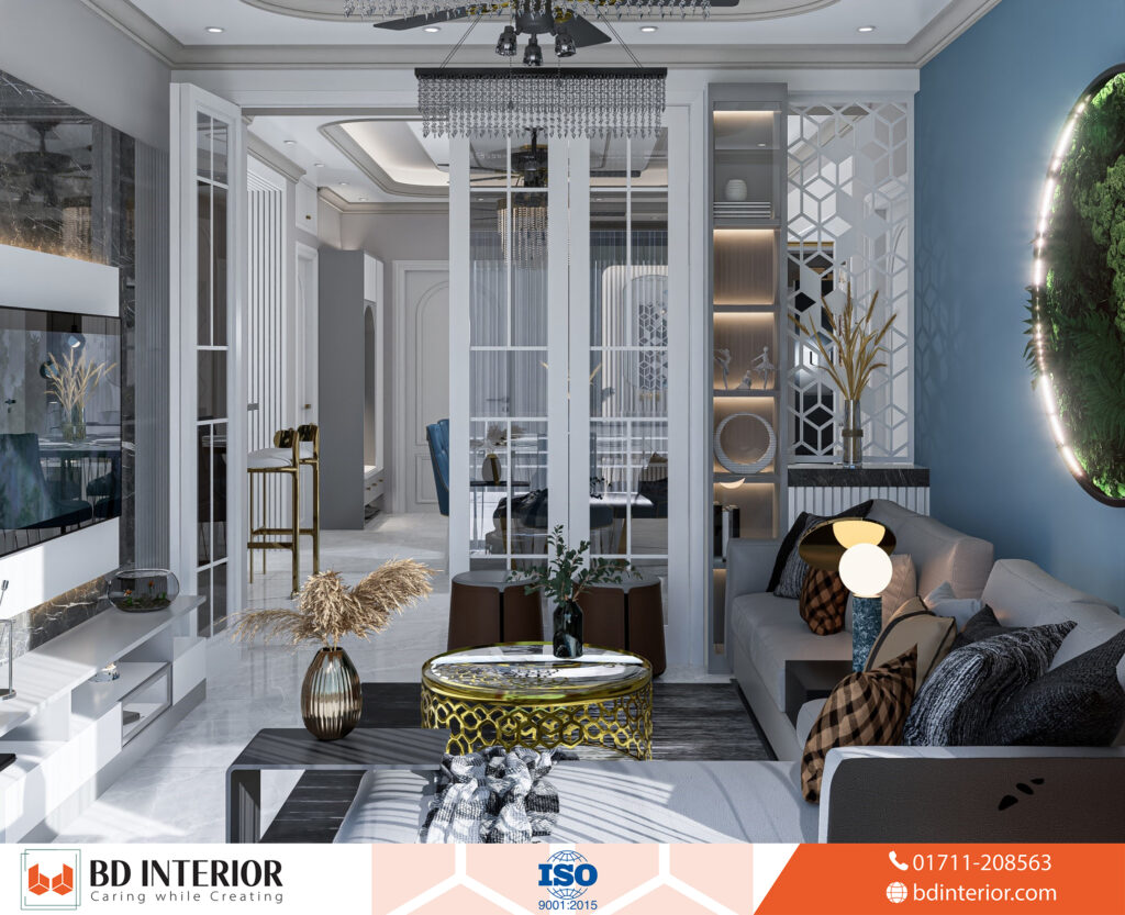 Interior Design in Aftabnagar Dhaka for Stylish, Functional Apartments 4 dining hall interior design ideas3