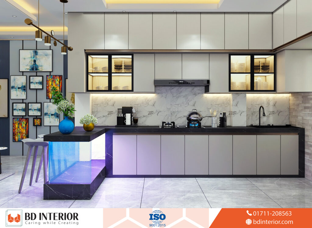 Interior Design Open Kitchen in Bangladesh: A Complete Design Guide 2 kitchen cabinet interiors