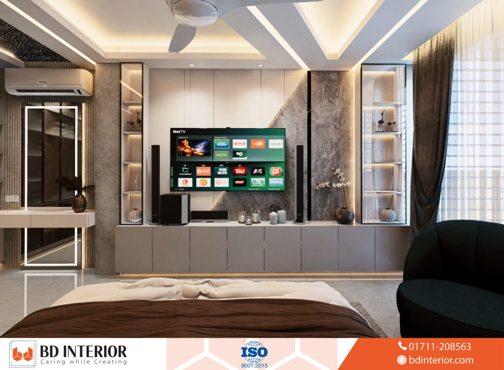 Interior TV Cabinet Design: Complete Guide for Bangladeshi Homes 2 tv unit design for hall 42