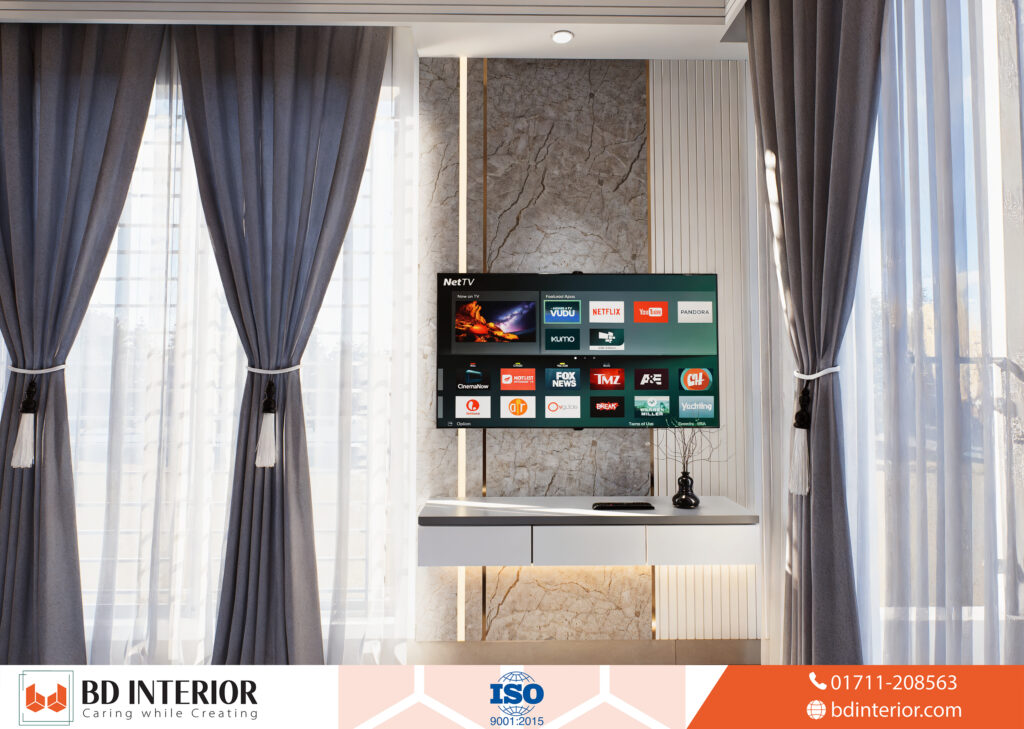 Interior TV Cabinet Design: Complete Guide for Bangladeshi Homes 3 tv unit design for hall 9