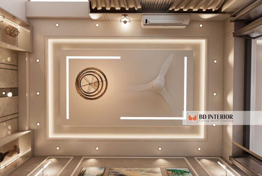 Interior Design Ceiling: Complete Guide for Bangladeshi Homes 4 living room top
