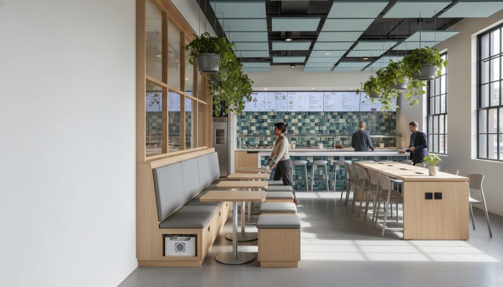 8 Ways Cafeteria Interior Design Can Transform Your Facility Without Wasting Space 1 cafeteria interior design