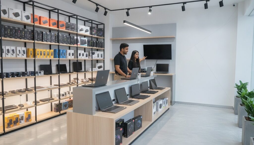 Computer Shop Interior Design in Bangladesh That Maximizes Sales Per Square Foot 2 computer shop interior design