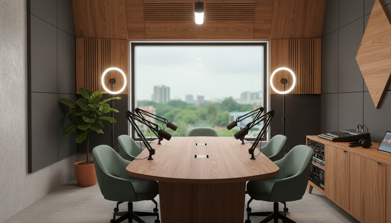 Podcast Studio Interior Design Bangladesh, Silence the Echo, Amplify ...