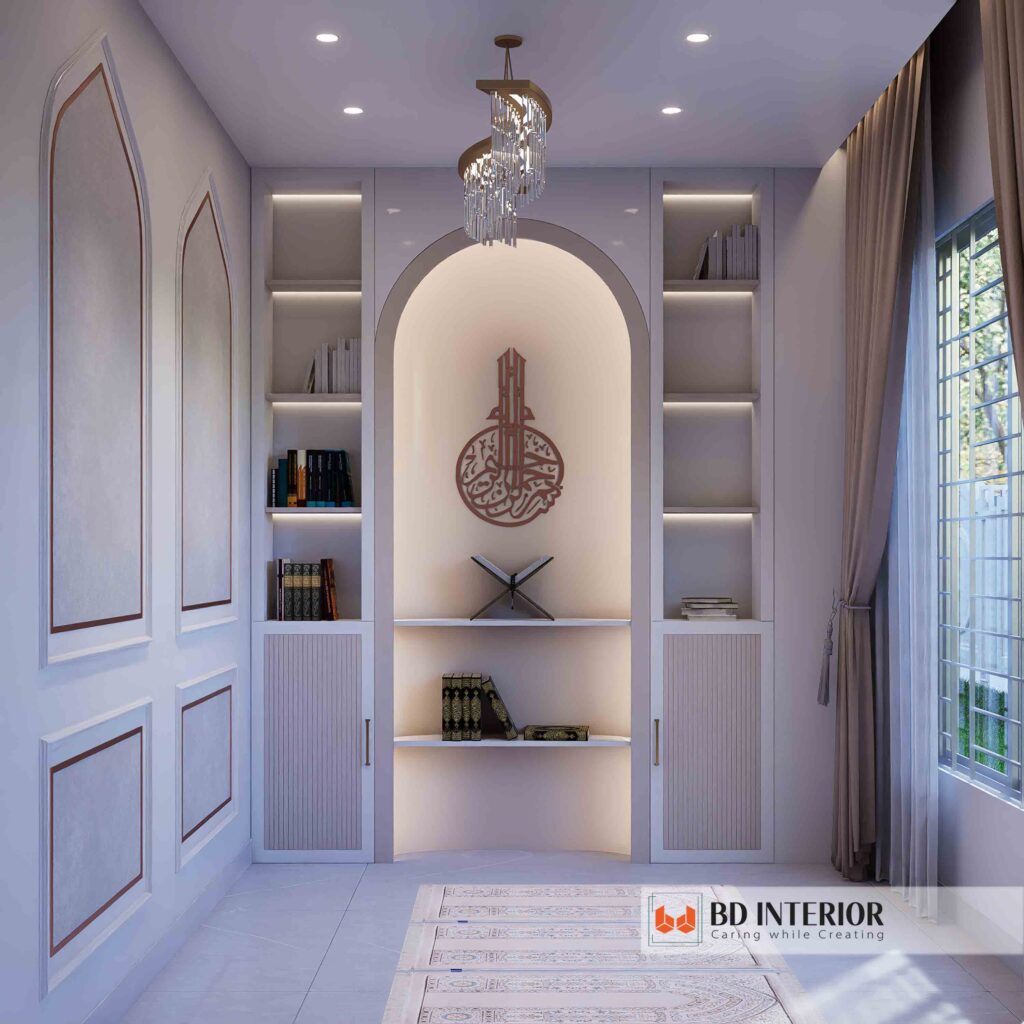 Prayer Room Interior Design Services for Calm, Functional Homes 3 GF 3. Prayer Space 3