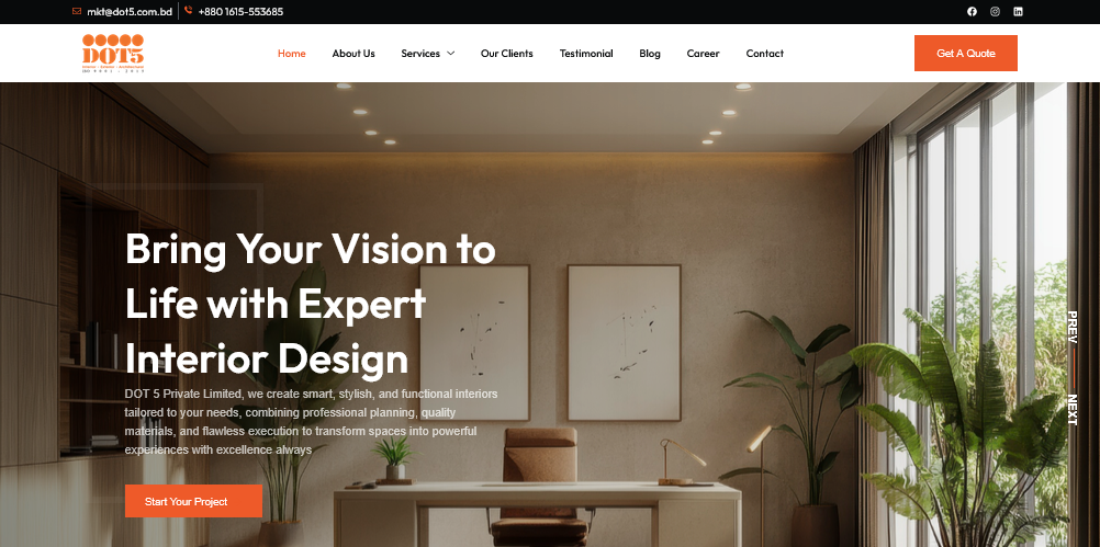 10 Top Commercial Interior Design Firms in Bangladesh That Get the Job Done 3 dot5